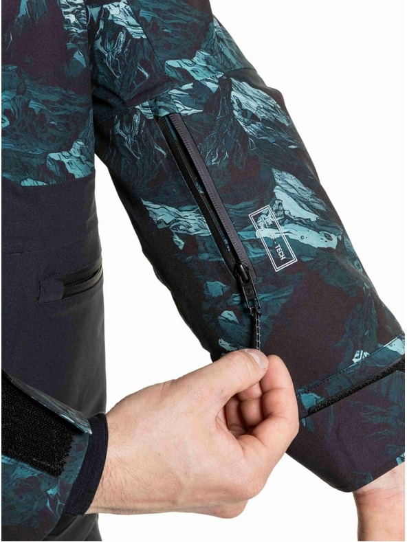 Meatfly Meatfly férfi SNB & SKI kabát Manifold Green Mountains