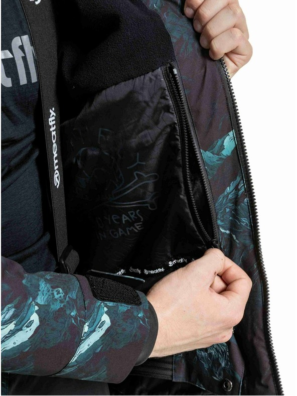 Meatfly Meatfly férfi SNB & SKI kabát Manifold Green Mountains