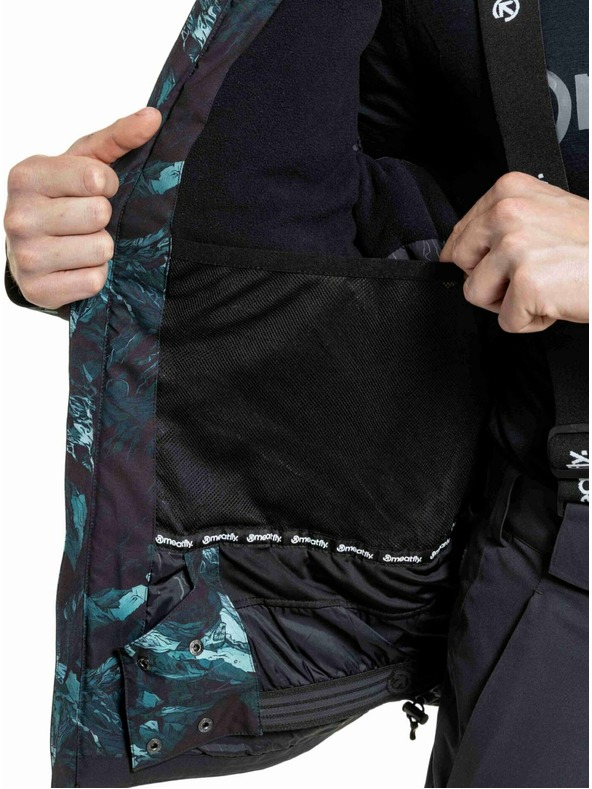 Meatfly Meatfly férfi SNB & SKI kabát Manifold Green Mountains