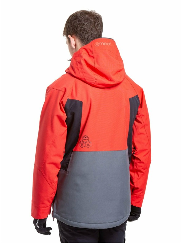 Meatfly Meatfly férfi SNB & SKI kabát Cronos Ferrari Red/Dark Grey