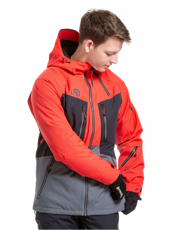 Meatfly Meatfly férfi SNB & SKI kabát Cronos Ferrari Red/Dark Grey