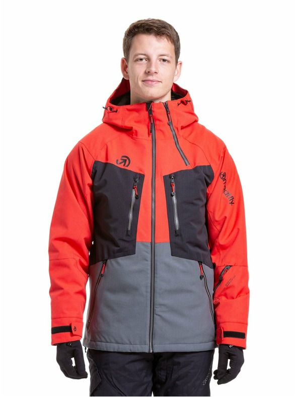 Meatfly Meatfly férfi SNB & SKI kabát Cronos Ferrari Red/Dark Grey