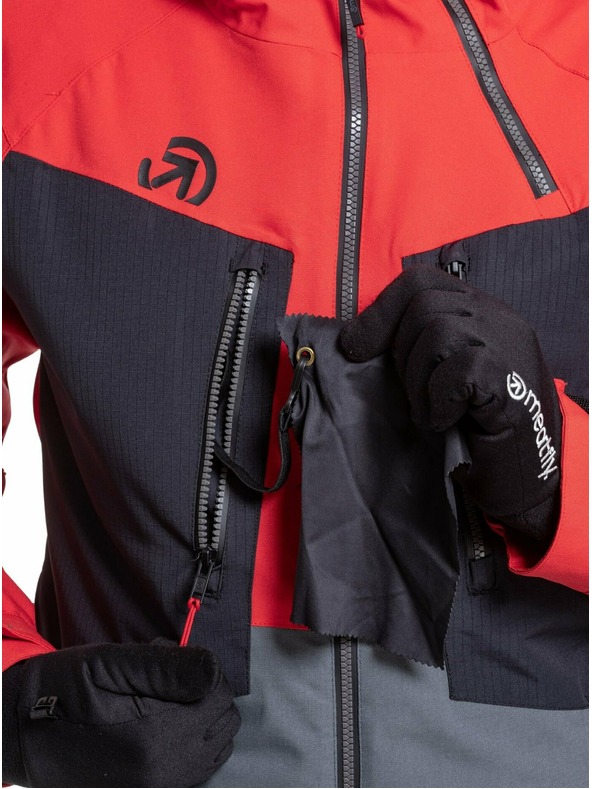 Meatfly Meatfly férfi SNB & SKI kabát Cronos Ferrari Red/Dark Grey