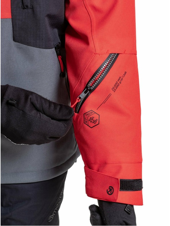 Meatfly Meatfly férfi SNB & SKI kabát Cronos Ferrari Red/Dark Grey