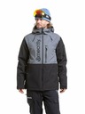 Meatfly Meatfly férfi SNB & SKI kabát Manifold Dark Grey / Black