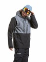 Meatfly Meatfly férfi SNB & SKI kabát Manifold Dark Grey / Black