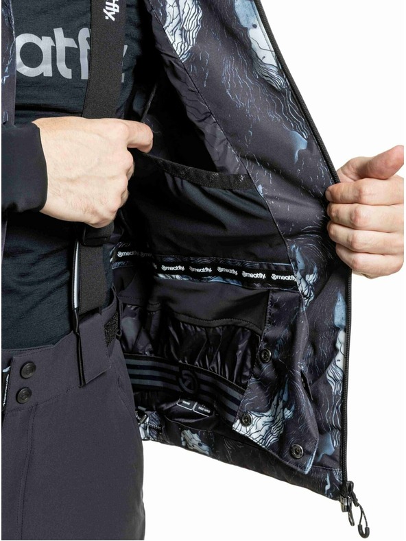 Meatfly Meatfly férfi SNB & SKI kabát Shader Deep Lake