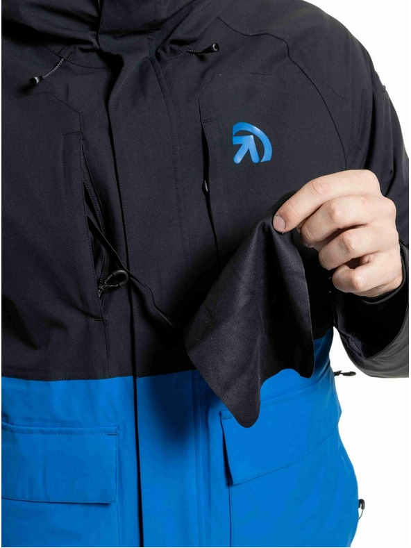 Meatfly Meatfly férfi SNB & SKI kabát Vertigo Black / Blue Sky