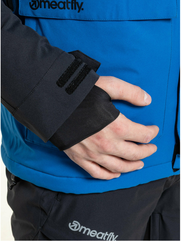 Meatfly Meatfly férfi SNB & SKI kabát Vertigo Black / Blue Sky