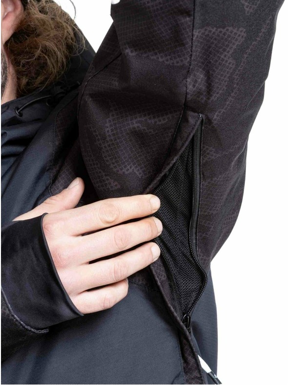 Meatfly Meatfly férfi SNB & SKI kabát Manifold Morph Black