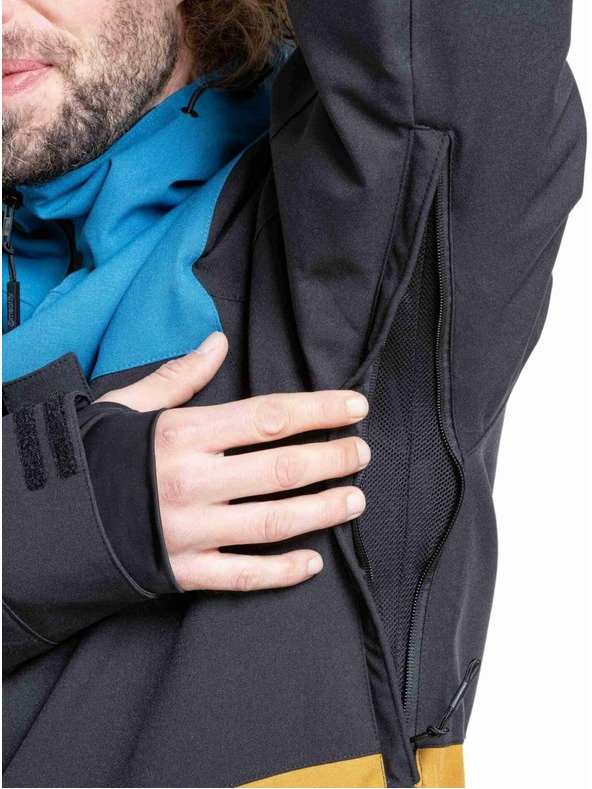 Meatfly Meatfly férfi SNB & SKI kabát Manifold Wood / Blue