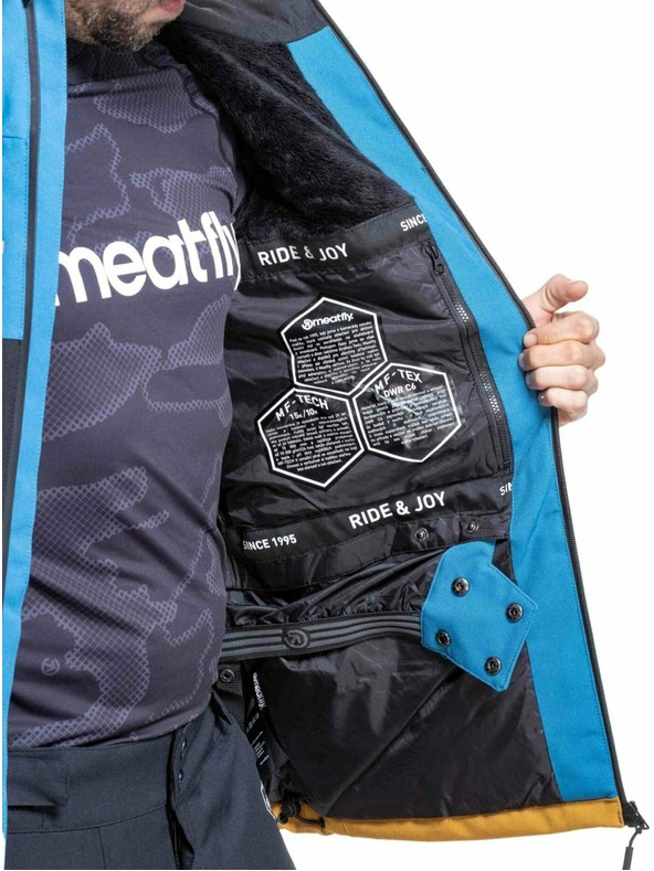 Meatfly Meatfly férfi SNB & SKI kabát Manifold Wood / Blue