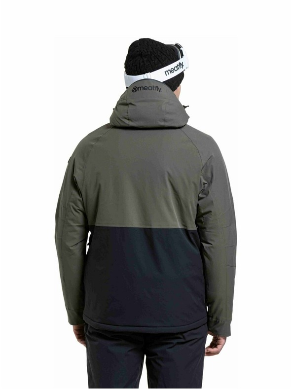 Meatfly Meatfly férfi SNB & SKI kabát Vertigo Olive Dark / Black