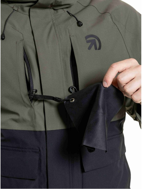 Meatfly Meatfly férfi SNB & SKI kabát Vertigo Olive Dark / Black