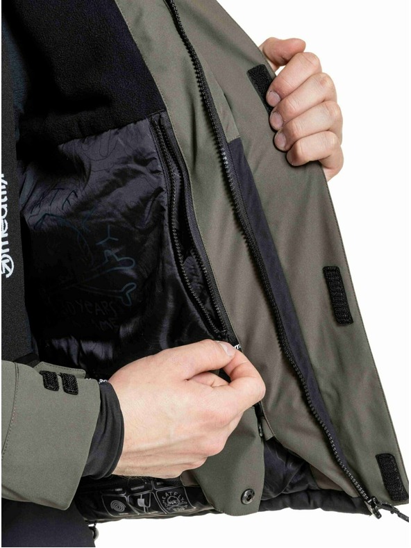 Meatfly Meatfly férfi SNB & SKI kabát Vertigo Olive Dark / Black