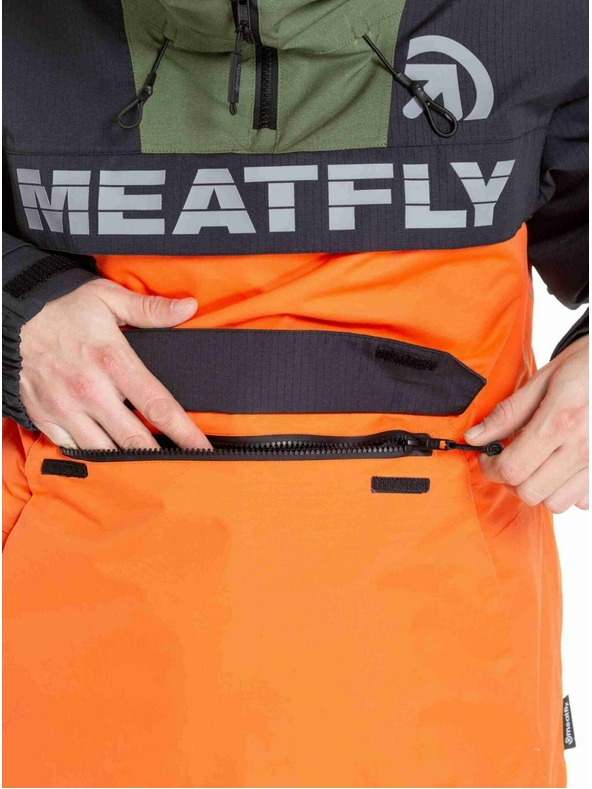 Meatfly Meatfly férfi SNB & SKI kabát Zenith Orange / Black