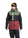 Meatfly Meatfly férfi SNB & SKI kabát Manifold Bronze Green / Merlot