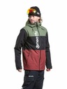 Meatfly Meatfly férfi SNB & SKI kabát Manifold Bronze Green / Merlot