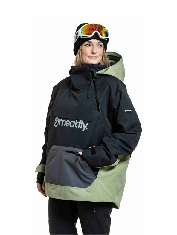 Meatfly Meatfly uniszex SNB & SKI kabát Maddie Black / Olive Light