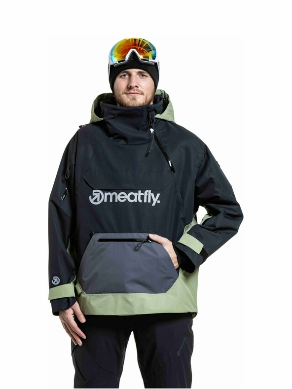 Meatfly Meatfly uniszex SNB & SKI kabát Maddie Black / Olive Light