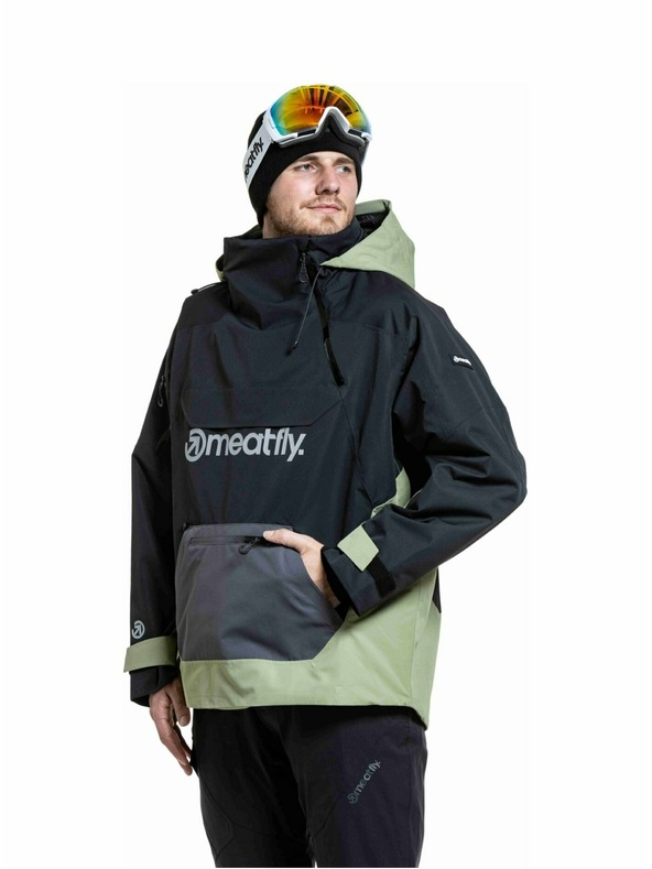 Meatfly Meatfly uniszex SNB & SKI kabát Maddie Black / Olive Light