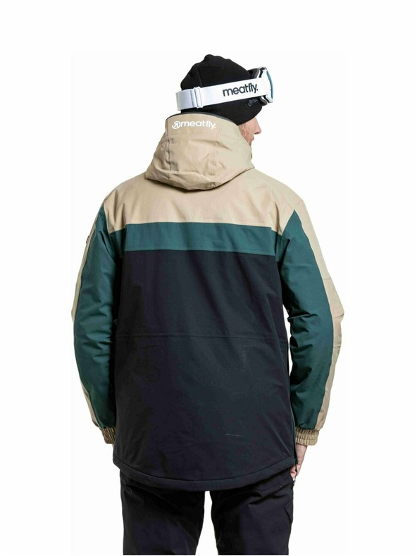 Meatfly Meatfly férfi SNB & SKI kabát Zenith Black / Safari