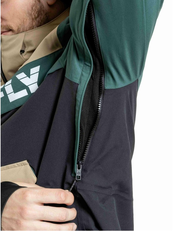 Meatfly Meatfly férfi SNB & SKI kabát Zenith Black / Safari