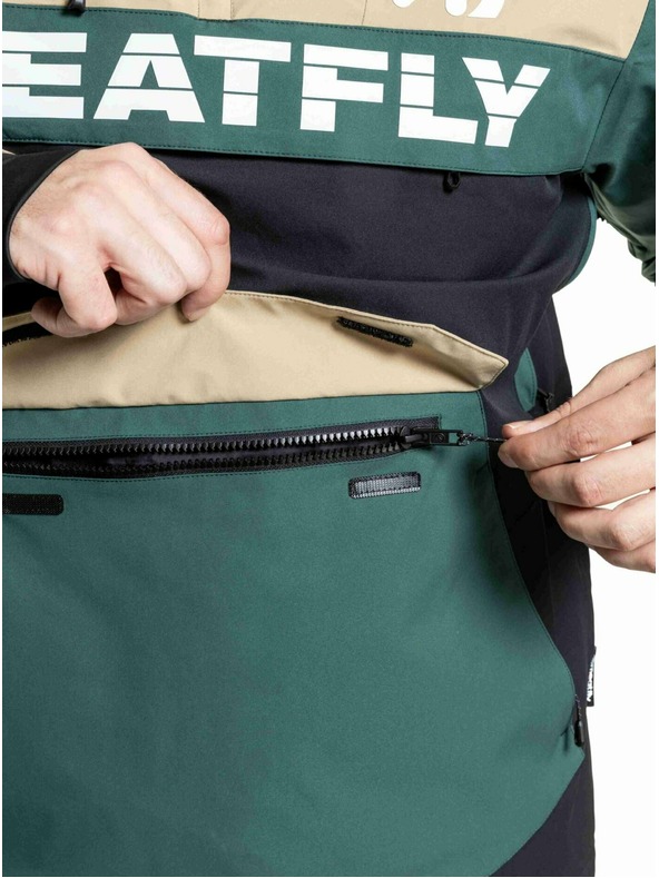 Meatfly Meatfly férfi SNB & SKI kabát Zenith Black / Safari