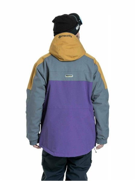 Meatfly Meatfly férfi SNB & SKI kabát Zenith Dark Grey / Petunia