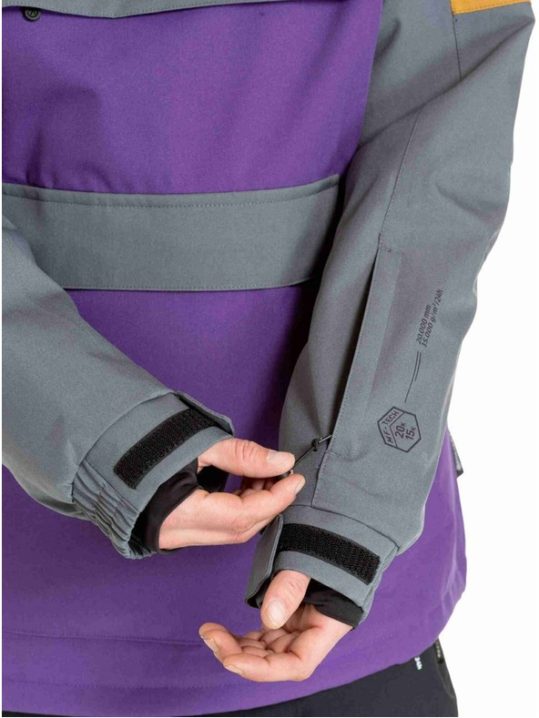 Meatfly Meatfly férfi SNB & SKI kabát Zenith Dark Grey / Petunia