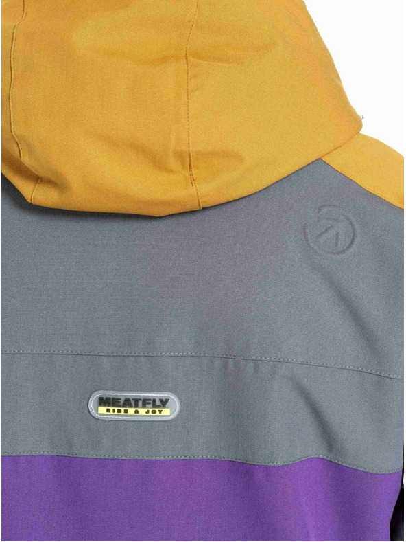Meatfly Meatfly férfi SNB & SKI kabát Zenith Dark Grey / Petunia
