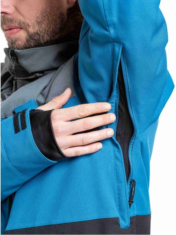 Meatfly Meatfly férfi SNB & SKI kabát Manifold Blue / Black