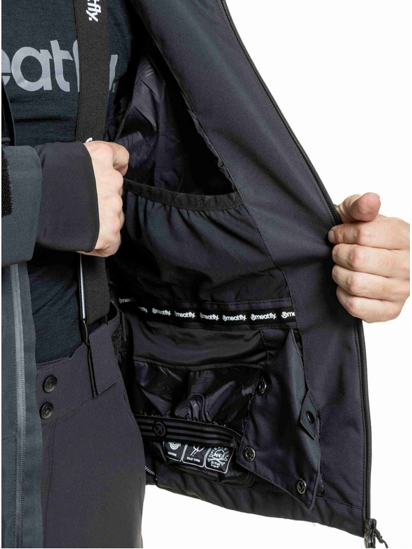 Meatfly Meatfly férfi SNB & SKI kabát Shader Black