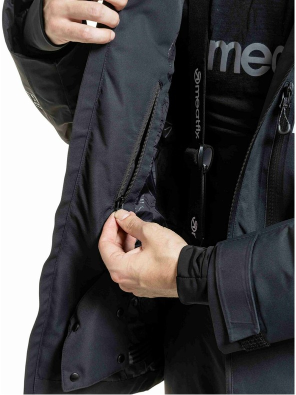 Meatfly Meatfly férfi SNB & SKI kabát Shader Black