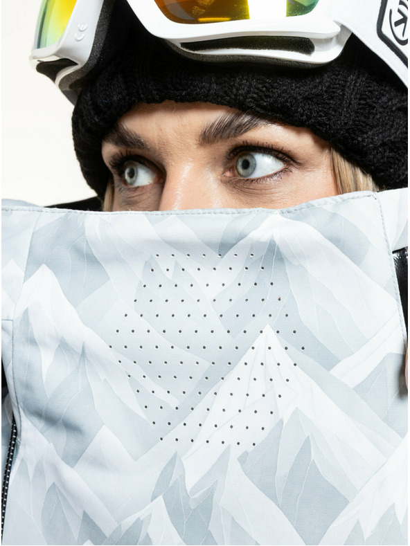 Meatfly Meatfly uniszex SNB & SKI kabát Maddie White Camo / Black