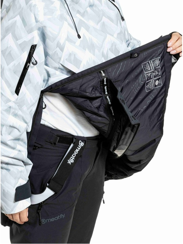 Meatfly Meatfly uniszex SNB & SKI kabát Maddie White Camo / Black