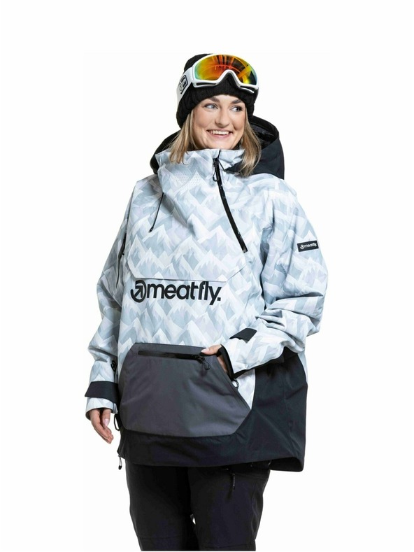 Meatfly Meatfly uniszex SNB & SKI kabát Maddie White Camo / Black