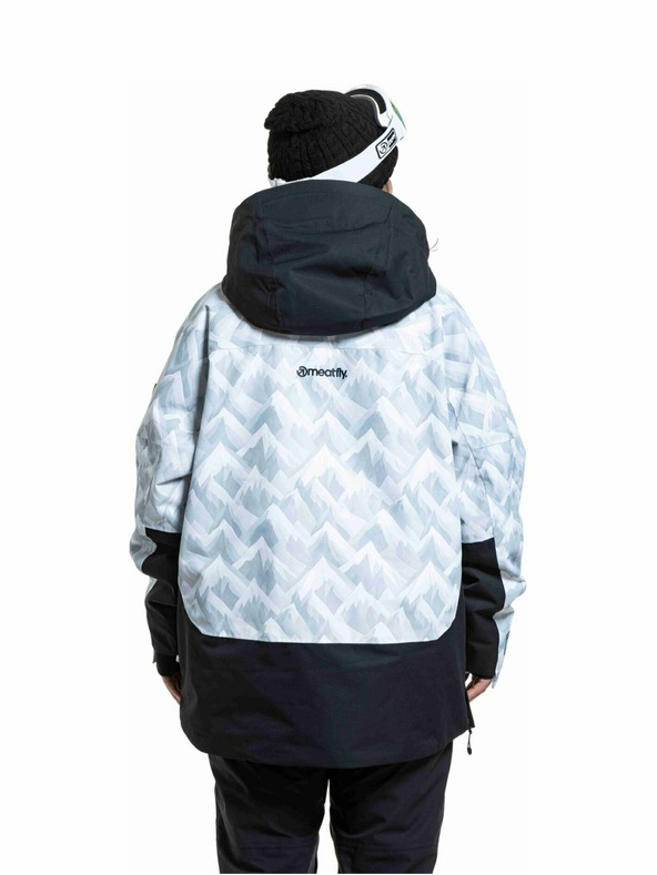 Meatfly Meatfly uniszex SNB & SKI kabát Maddie White Camo / Black