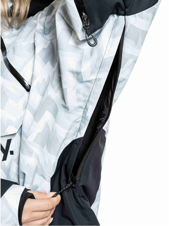 Meatfly Meatfly uniszex SNB & SKI kabát Maddie White Camo / Black