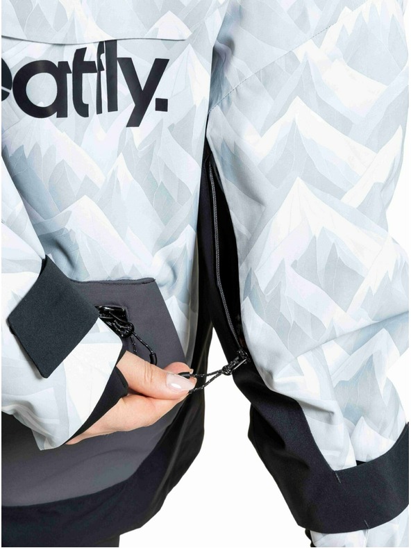 Meatfly Meatfly uniszex SNB & SKI kabát Maddie White Camo / Black