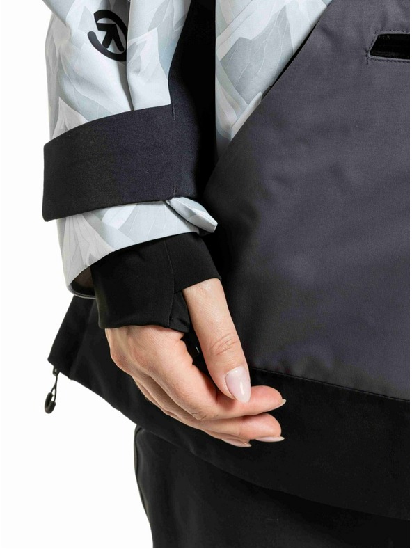 Meatfly Meatfly uniszex SNB & SKI kabát Maddie White Camo / Black