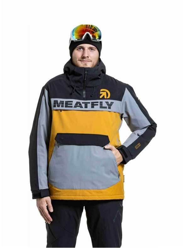 Meatfly Meatfly férfi SNB & SKI kabát Zenith Chai Tea / Black