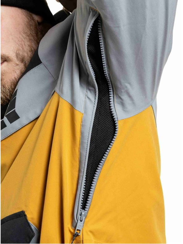 Meatfly Meatfly férfi SNB & SKI kabát Zenith Chai Tea / Black
