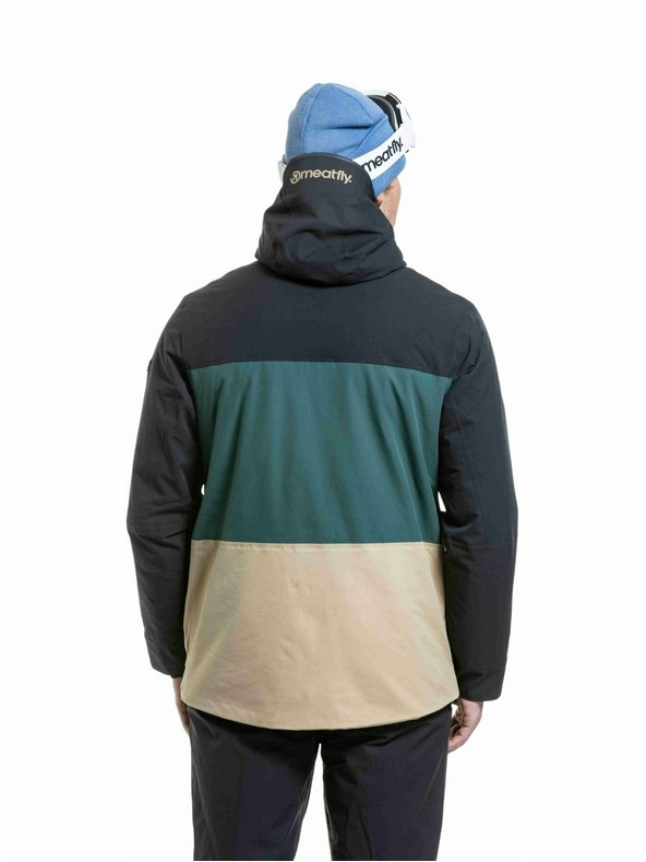 Meatfly Meatfly férfi SNB & SKI kabát Manifold Black / Safari