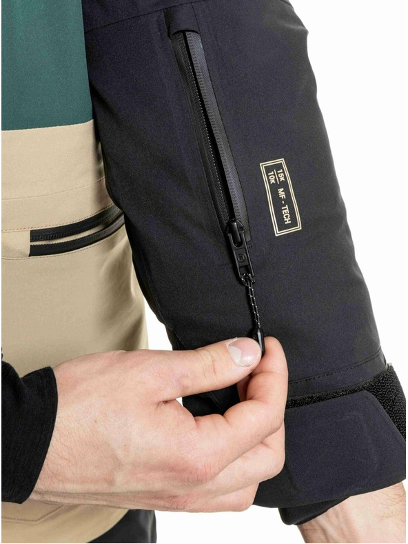 Meatfly Meatfly férfi SNB & SKI kabát Manifold Black / Safari