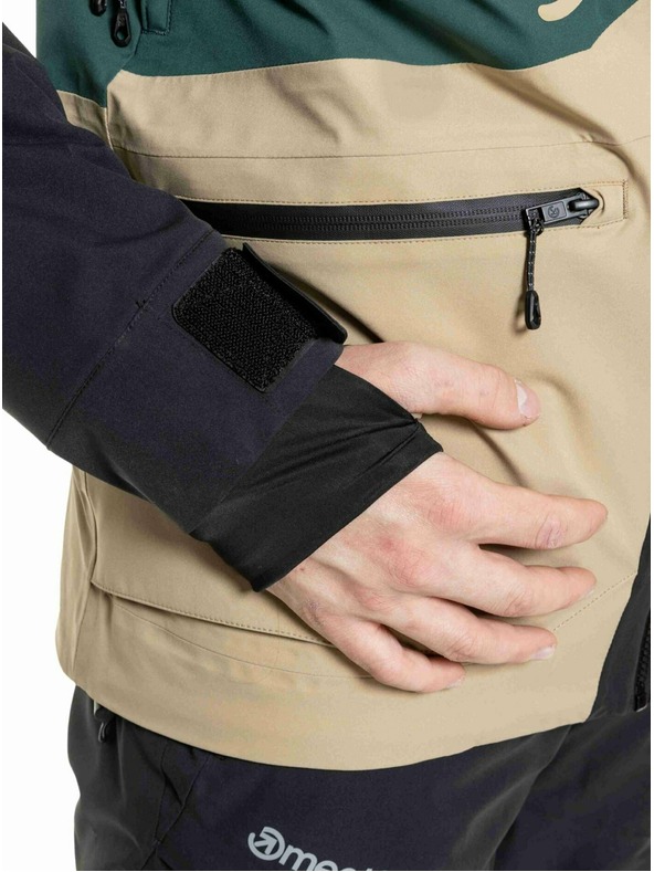 Meatfly Meatfly férfi SNB & SKI kabát Manifold Black / Safari