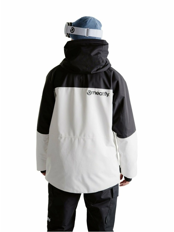 Meatfly Meatfly férfi SNB & SKI kabát Blake Clouds White