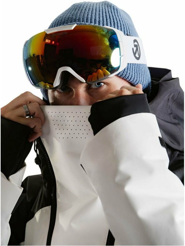 Meatfly Meatfly férfi SNB & SKI kabát Blake Clouds White