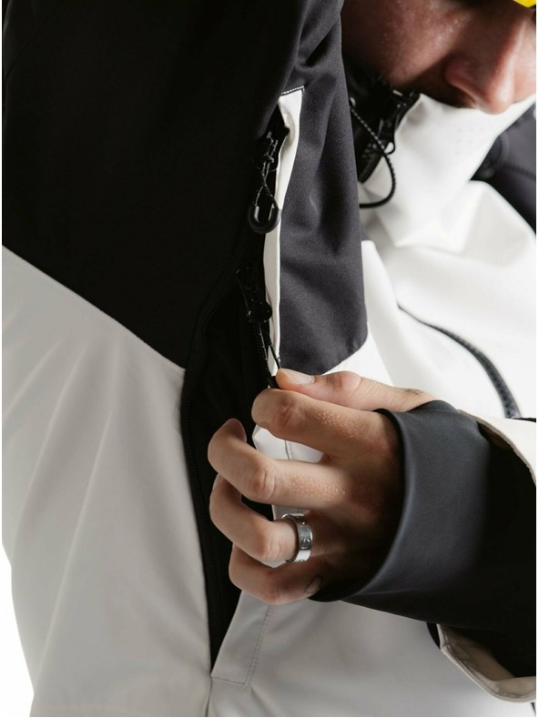 Meatfly Meatfly férfi SNB & SKI kabát Blake Clouds White