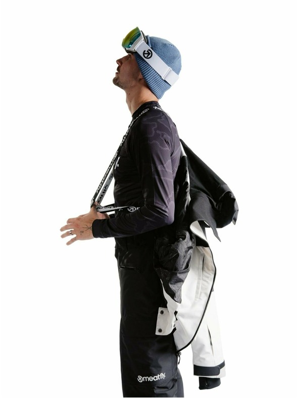 Meatfly Meatfly férfi SNB & SKI kabát Blake Clouds White